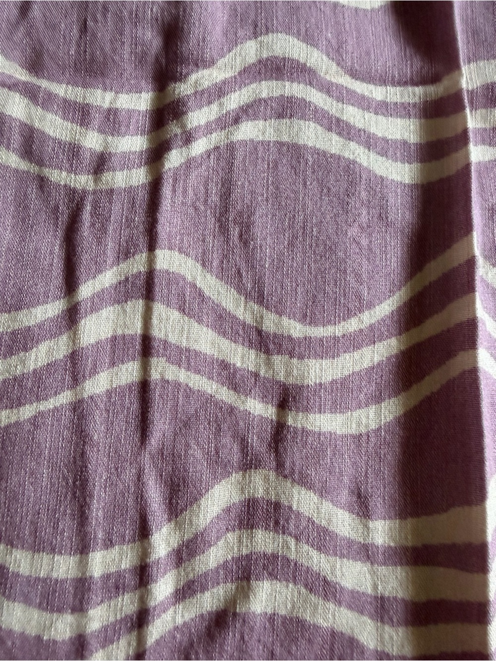 chubbies Mauve and Cream Wave-Striped Short Sleeve Button-Up Shirt - Picture 2 of 7